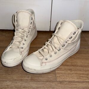 Converse Chuck Taylor All Star Hi Patchwork Sneaker off white & rose pink Egret